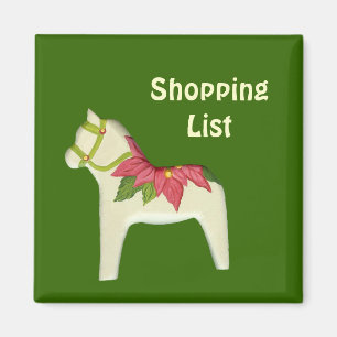 Warteliste Poinsettia Magnet