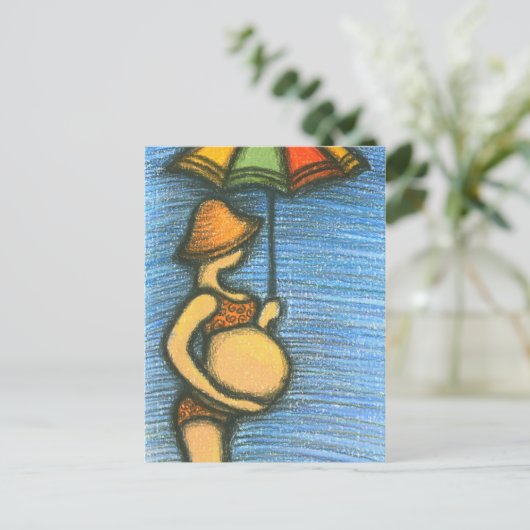 Warten_1 Postkarte (Stehend Vorderseite)