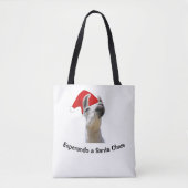 Warten auf den Weihnachtsmann Tasche (Vorderseite)