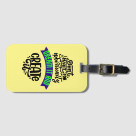 warten auf die Gelegenheit träumen und schaffen Si Gepäckanhänger