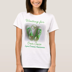 Warten auf eine Heilung Lyme-Borreliose-Bewusstsei T-Shirt