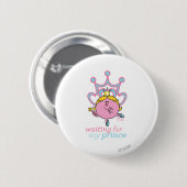 Warten auf meinen Prinzen Button (Vorne & Hinten)
