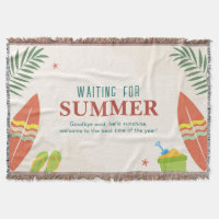 Warten auf sommerlichen Strandspaß 