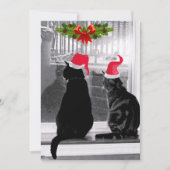 Warten auf Weihnachtsmann Karte (Vorderseite)
