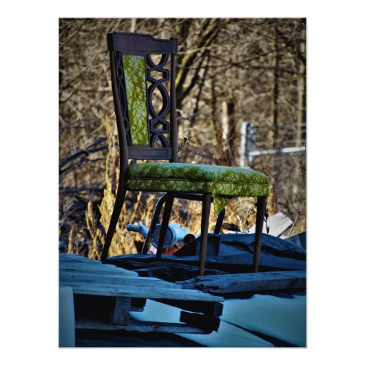 "Warten auf Wiederherstellung..." Fotodruck (Vorne)