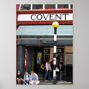 Warten bei Covent Poster