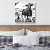 Warten BW Crop Leinwanddruck (Insitu (Schlafzimmer))