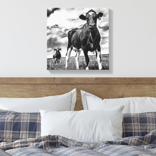 Warten BW Crop Leinwanddruck (Insitu (Schlafzimmer))