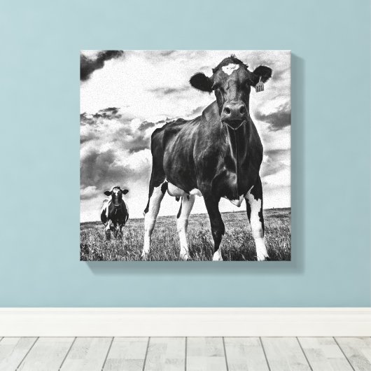 Warten BW Crop Leinwanddruck (Insitu (Holzboden))