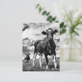 Warten BW Crop Postkarte (Stehend Vorderseite)