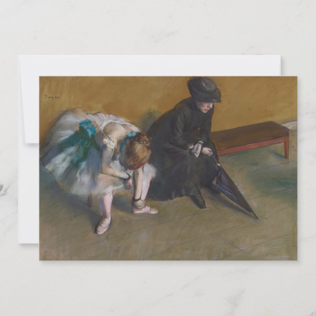 Warten Edgar Degas (Vorderseite)