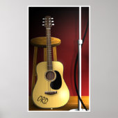 Warten Encore Acoustic Guitar Poster (Vorne)