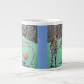 WARTEN FÜR GODOT Jumbo-Tasse (Vorderseite)
