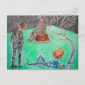 WARTEN FÜR GODOT-Postkarte Postkarte (Vorderseite)