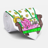 WARTEN FÜR SANTA CLAUSE Krawatte (Gerollt)