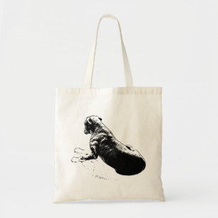 Warten Grace - Inkalte Silhouette Tragetasche