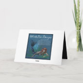 Warten - Halloween/Vampire/Goth Grußkarte Karte (Rückseite)