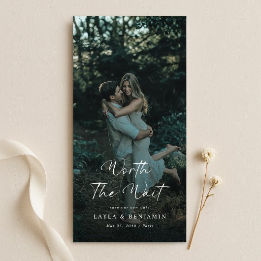 Warten hat sich gelohnt | Verzögerte Hochzeit Eleg Save The Date