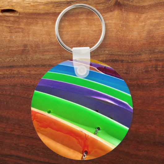 Warten Kayaks Schlüsselanhänger (Vorderseite)