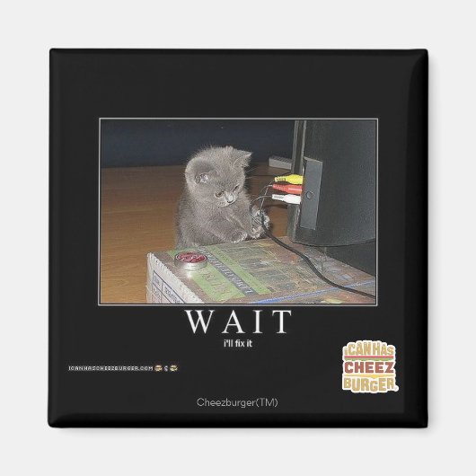 Warten Magnet (Vorne)