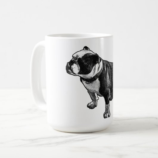 Warten ohne Eile Kaffeetasse (Vorderseite Links)