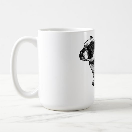 Warten ohne Eile Kaffeetasse (Links)
