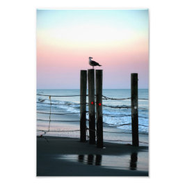 Warten on Sunset Fotodruck