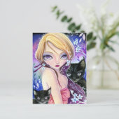 Warten - Postkarte (Stehend Vorderseite)