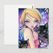 Warten - Postkarte (Vorne/Hinten)