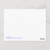 Warten - Postkarte (Rückseite)