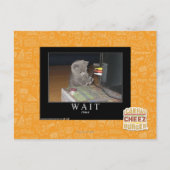 Warten Postkarte (Vorderseite)