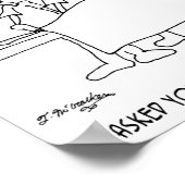 Warten Room Cartoon 9481 Poster (Ecke)