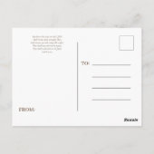 Warten Sie 40:31 Uhr auf die LORD Isaiah. Postkarte (Rückseite)