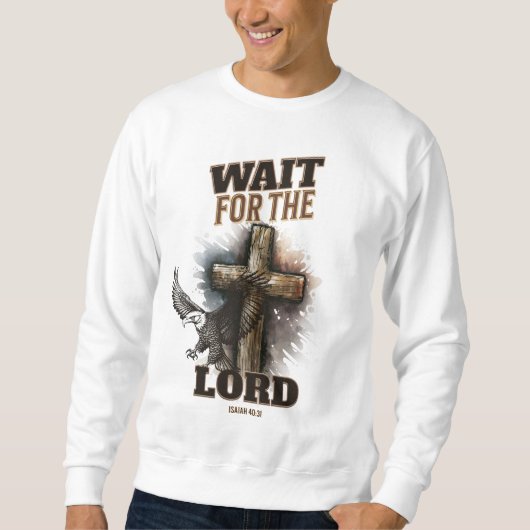 Warten Sie 40:31 Uhr auf die LORD Isaiah. Sweatshirt (Vorderseite)