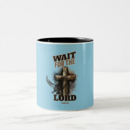 Warten Sie 40:31 Uhr auf die LORD Isaiah. Zweifarbige Tasse