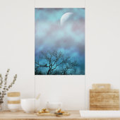 Warten Sie auf das Morgenpost Poster (Küche)