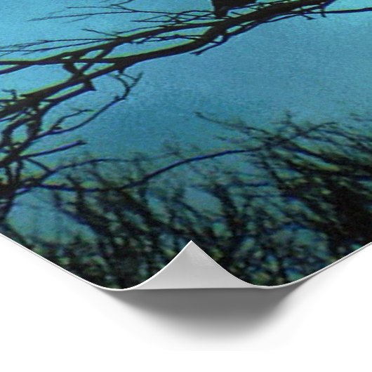 Warten Sie auf das Morgenpost Poster (Ecke)