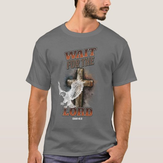 Warten Sie auf den 40:31 T - Shirt des LORD Isaiah (Vorderseite)
