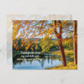 Warten Sie auf den Herrn, Hoffnung in Seiner Wortk Postkarte (Vorne/Hinten)