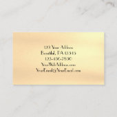 Warten Sie auf den Herrn, Inspiration Bible Verse Visitenkarte (Rückseite)