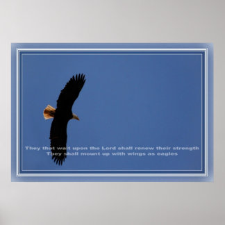 Warten Sie auf den Herrn Poster