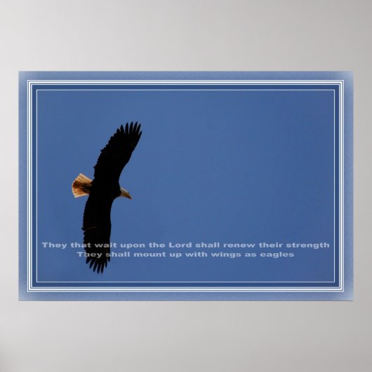 Warten Sie auf den Herrn Poster (Vorne)