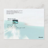 Warten Sie auf den LORD Postkarte (Rückseite)