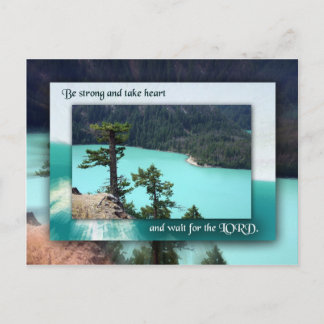 Warten Sie auf den LORD Postkarte
