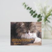 WARTEN SIE AUF DER LORE POSTKARTE (Stehend Vorderseite)