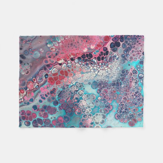 Warten Sie auf die Lord Scripture Fleecedecke (Vorderseite (Horizontal))