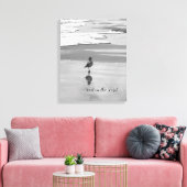 Warten Sie auf Lord Seashore Canvas Print Leinwanddruck (Insitu (Wohnzimmer))
