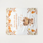 Warten Sie, bis die Liebe abfällt, Babydusche Wandteppich (Vorderseite (Horizontal))