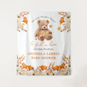 Warten Sie, bis die Liebe abfällt, Babydusche Wandteppich (Vorderseite)