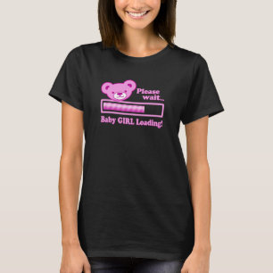 Warten Sie bitte, Baby MÄDCHEN Laden (niedlicher T-Shirt